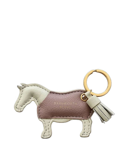Milton Keyring - Grey &amp; Rose