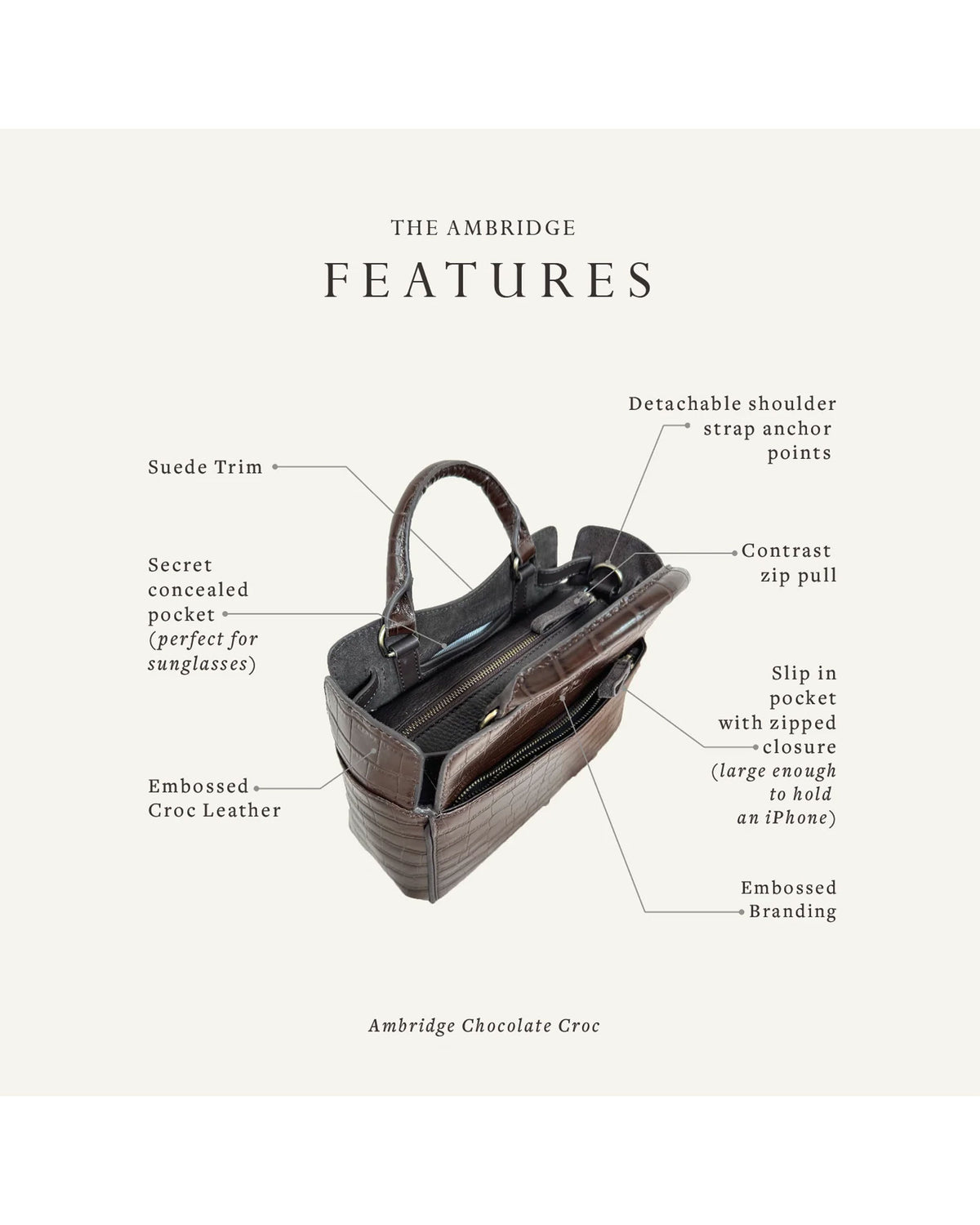 Ambridge Bag - Chestnut Tan