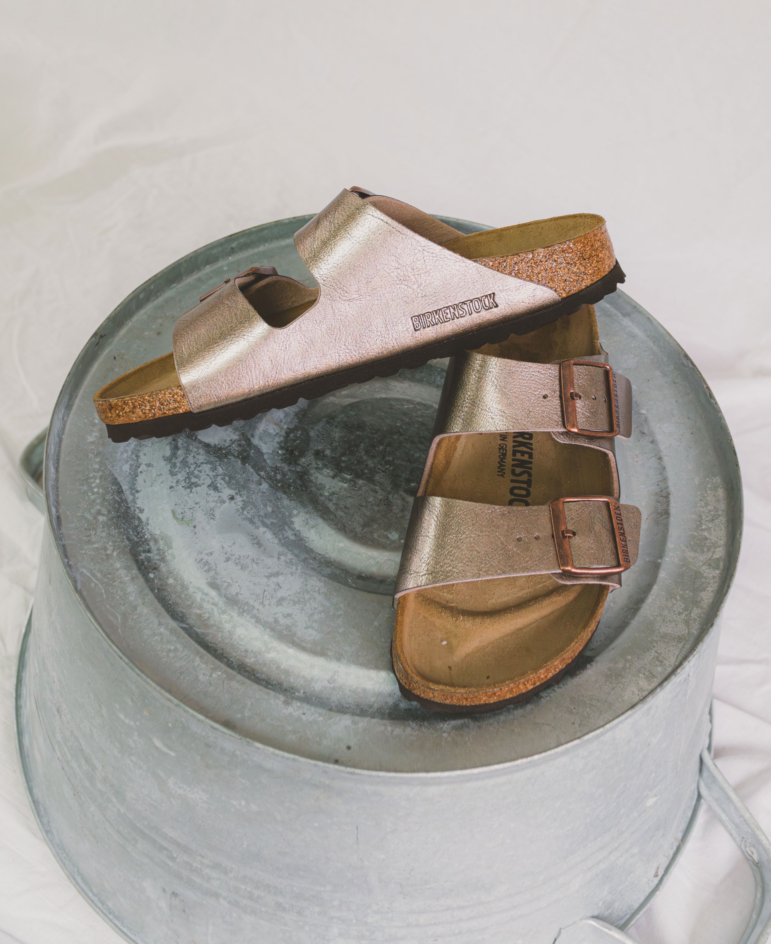 Arizona Birko-Flor Sandals - Graceful Taupe