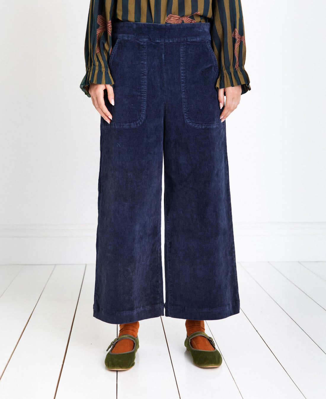 Bijou Wide Leg Trouser - Midnight Navy