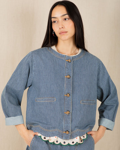 Marie Jacket - Ticking