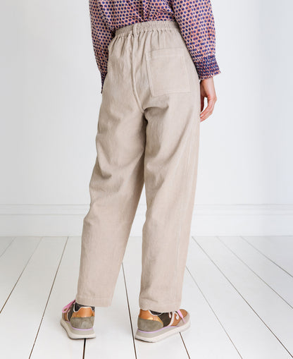 Nova Cord Trouser - Ecru