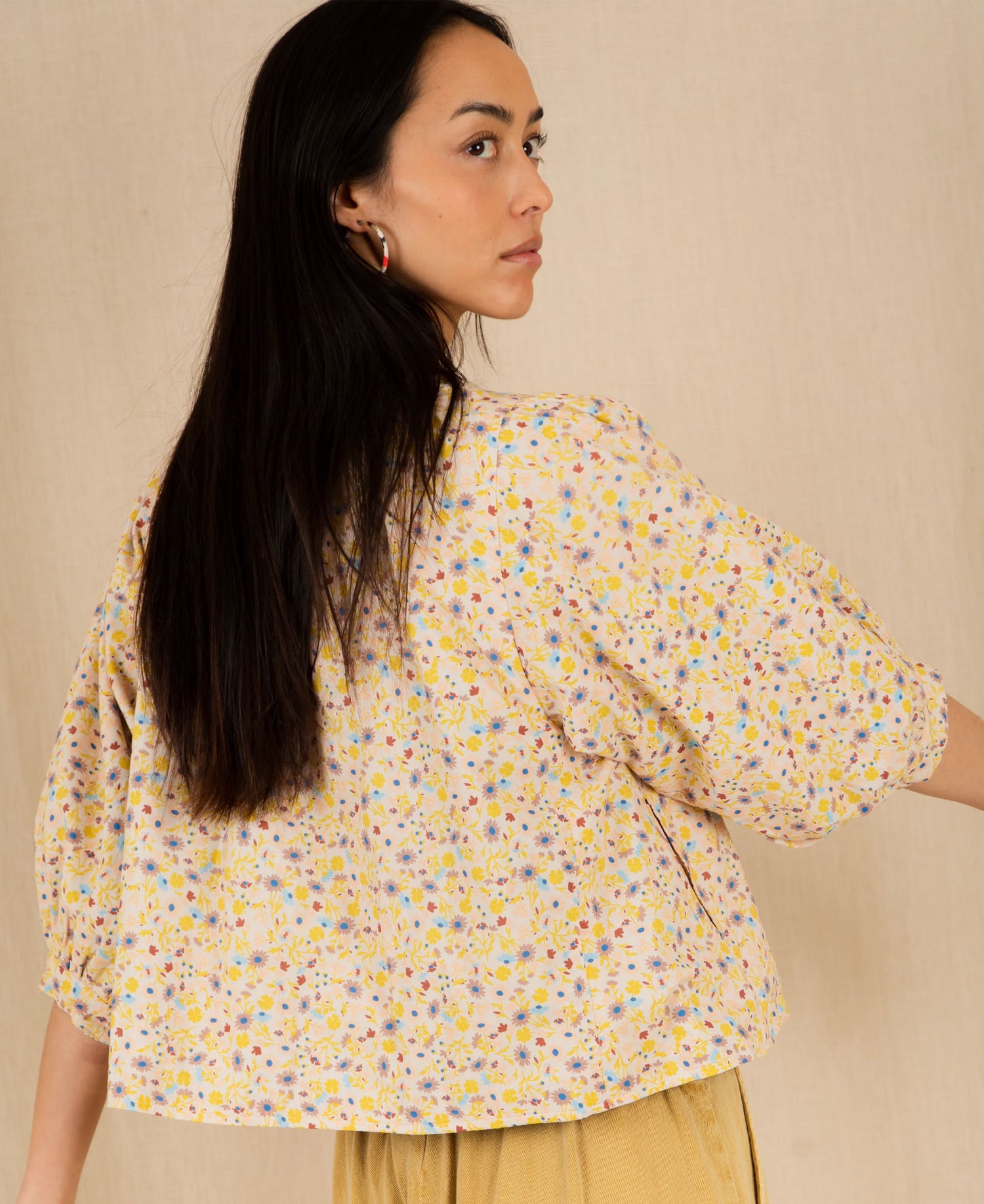 Vida Reversible Jacket - Navy/Lemon Zest