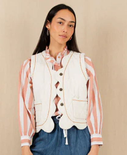 Estelle Gilet - Ecru