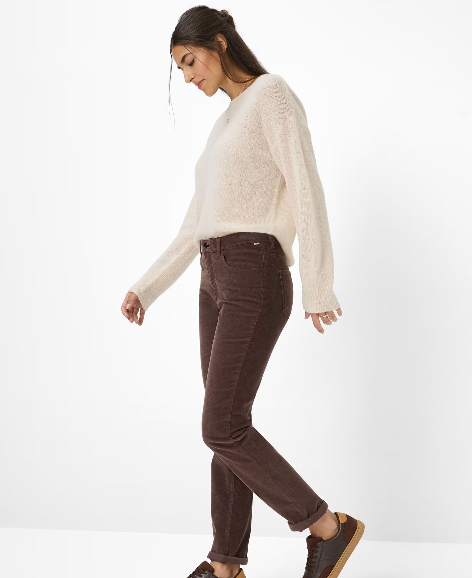 Mary Corduroy Trousers - Dark Chocolate