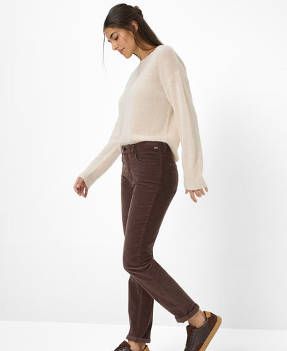 Mary Corduroy Trousers - Dark Chocolate