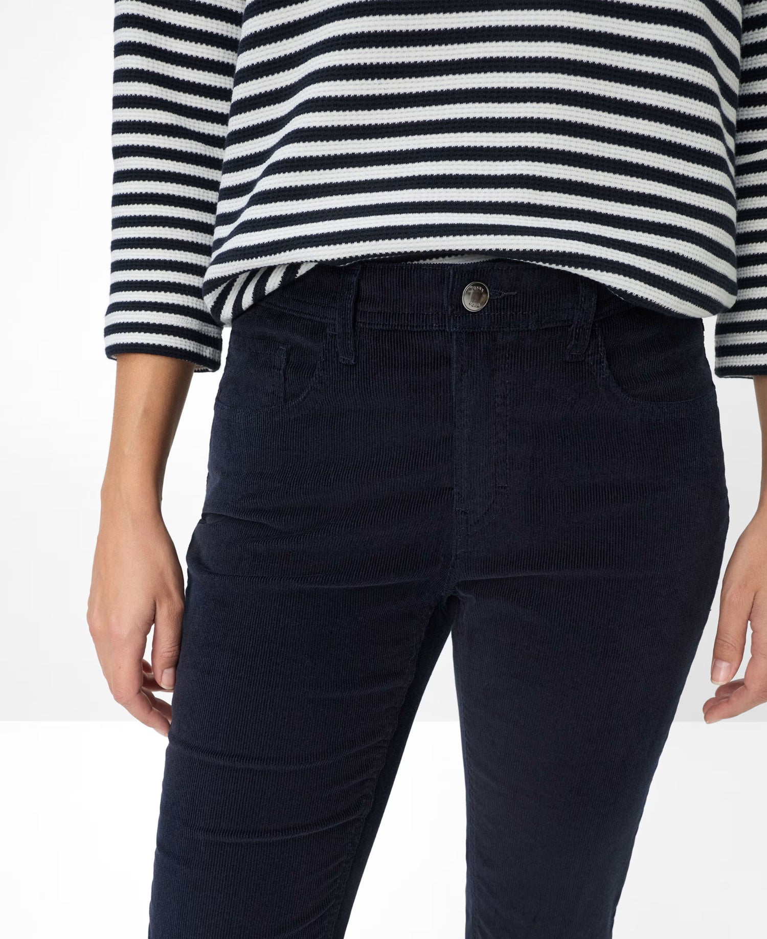 Mary Corduroy Trousers - Navy