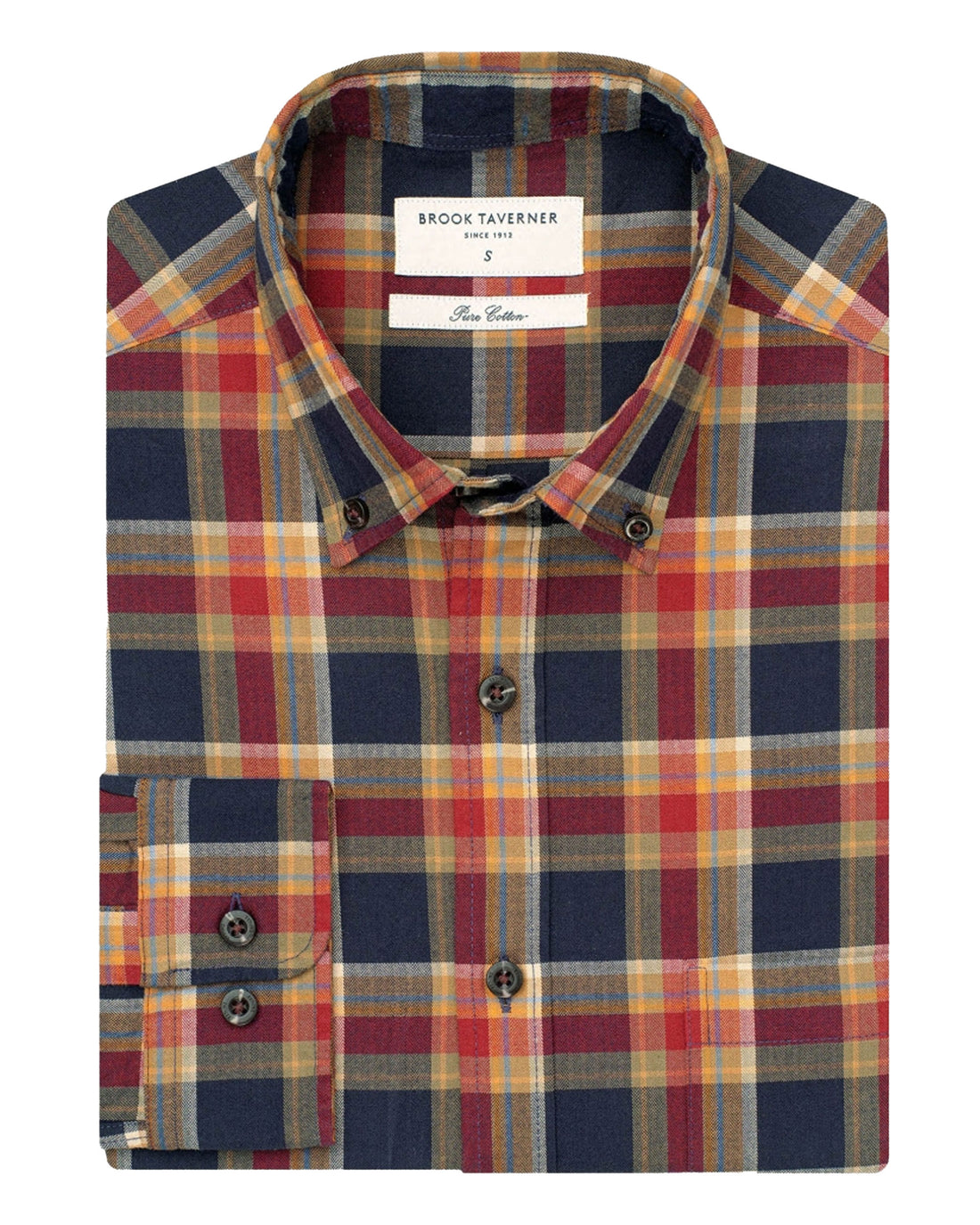 Herringbone Shirt - Navy