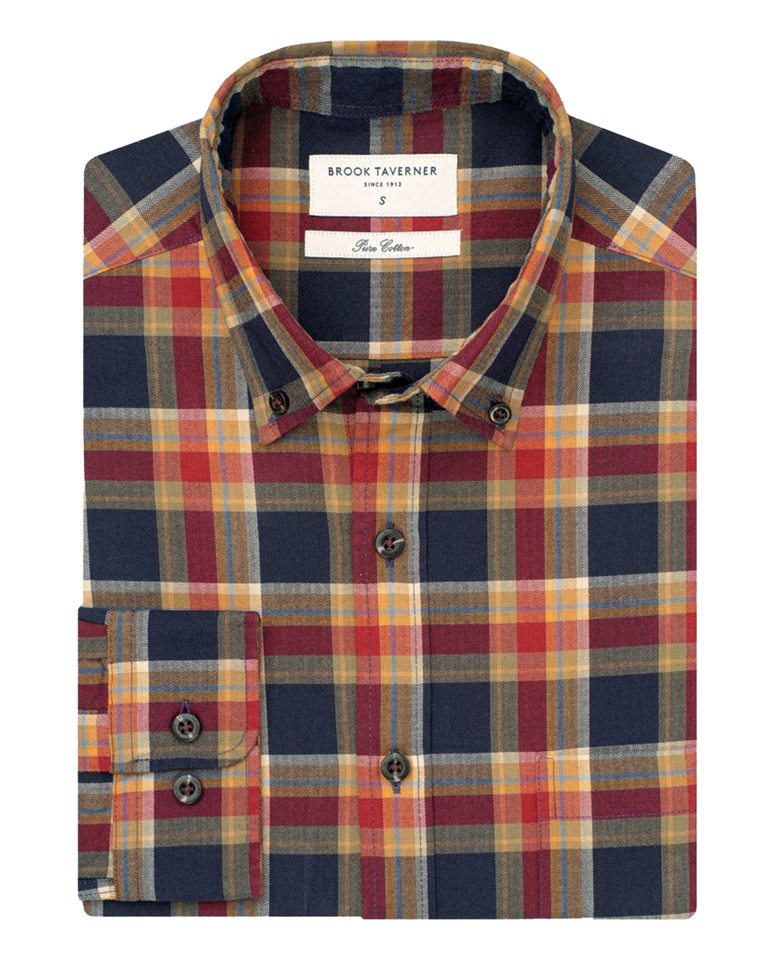 Herringbone Shirt - Navy