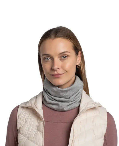 Merino Midweight Neckwear - Cloud Melange