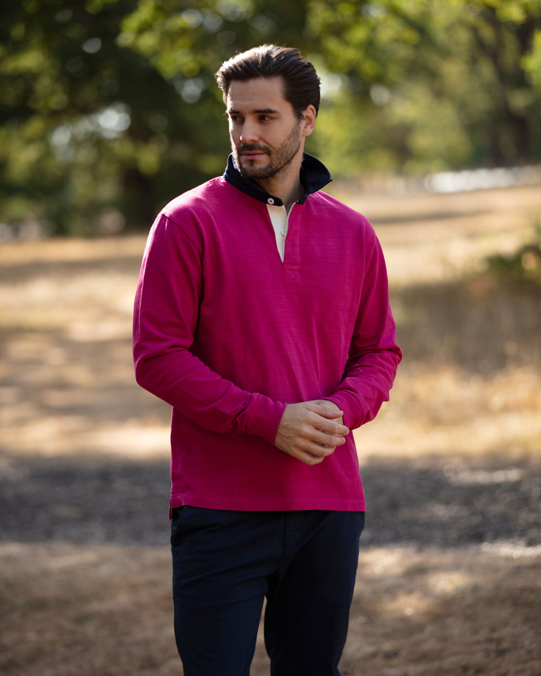 Original Rugby - Pink/Navy