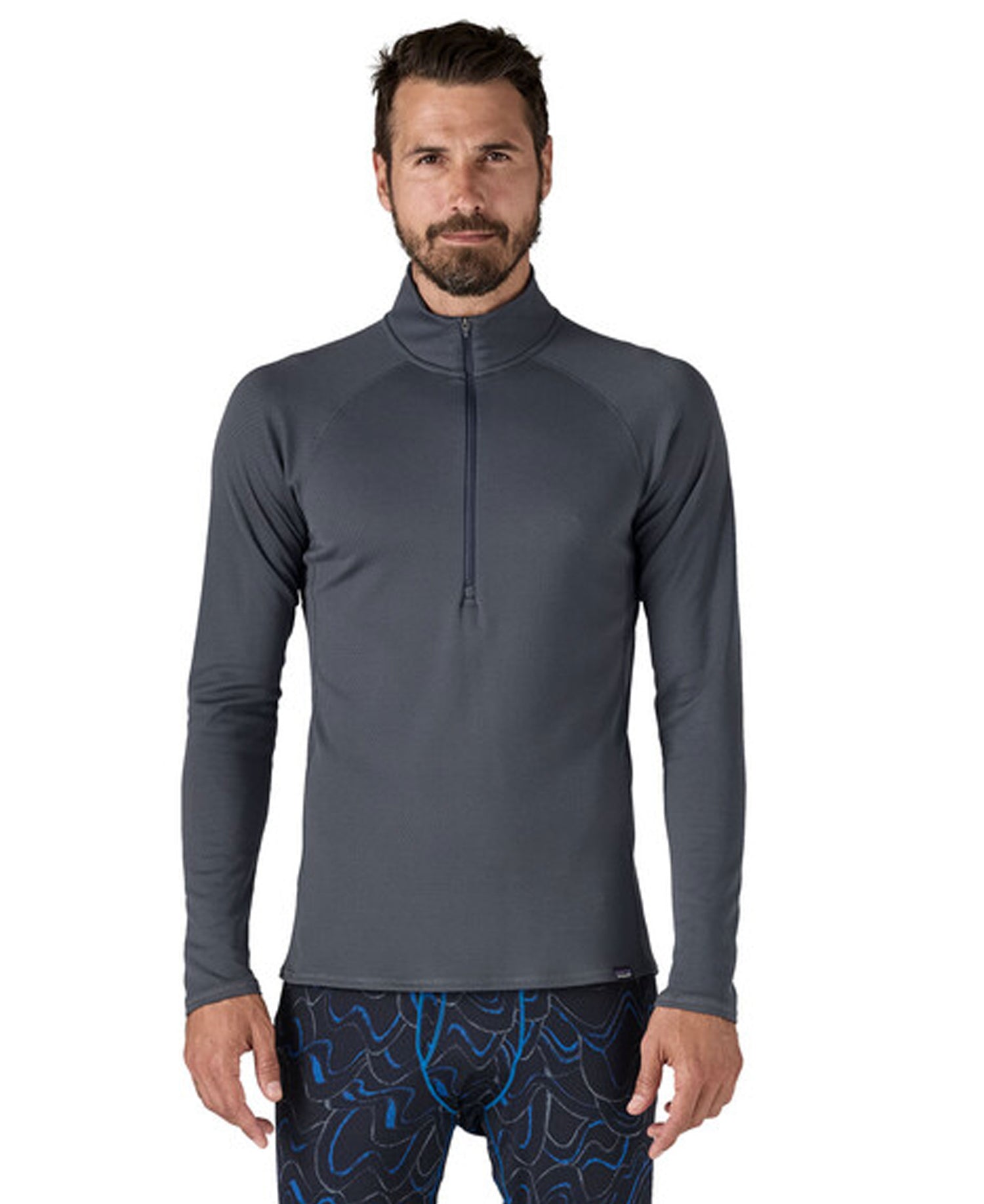 Capilene Midweight Zip Neck - Smolder Blue