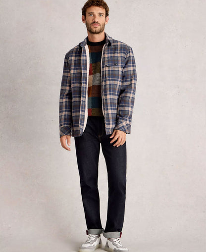 Check Borg Trucker - Blue Multi