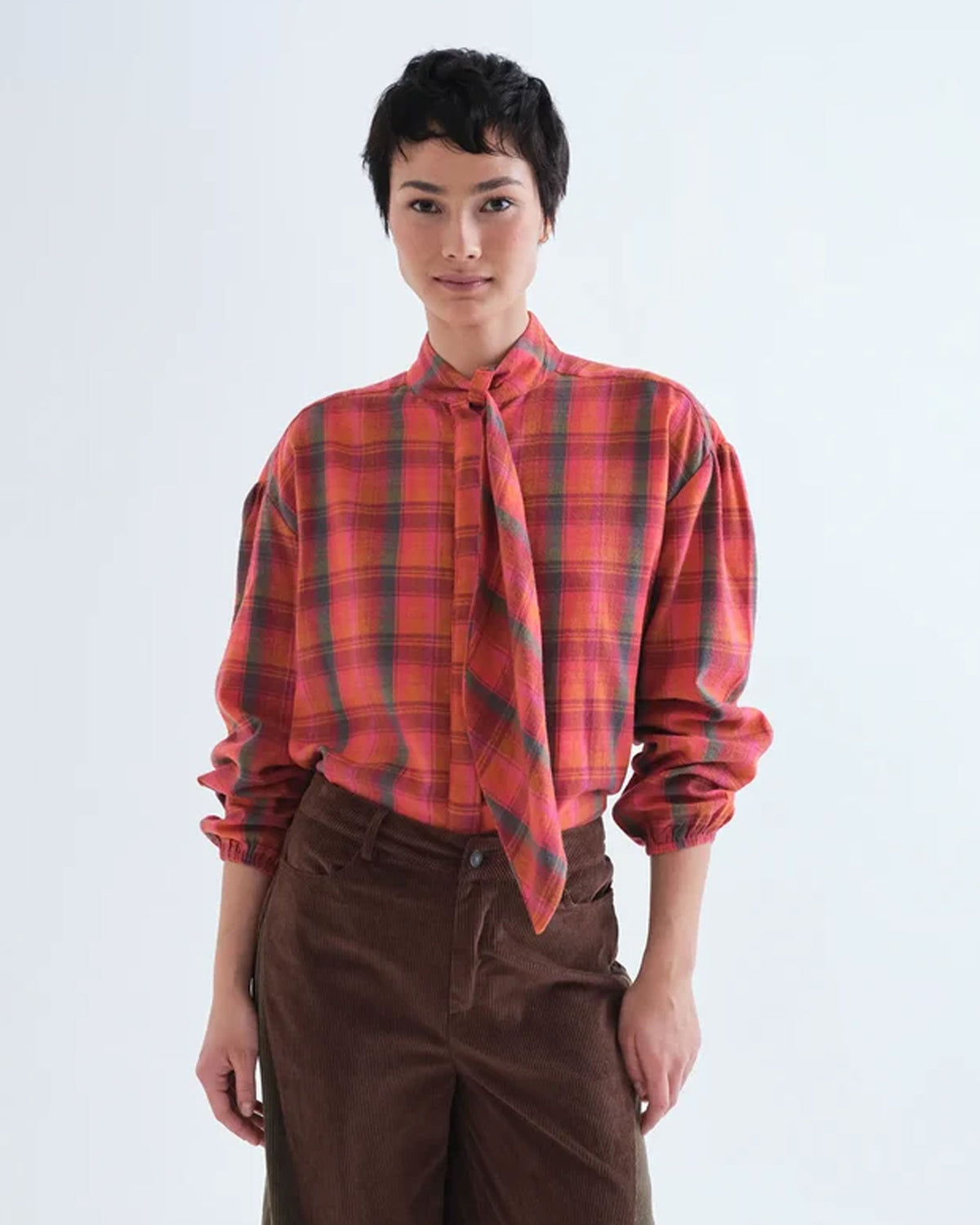 Checked Cotton Shirt - Checks 4