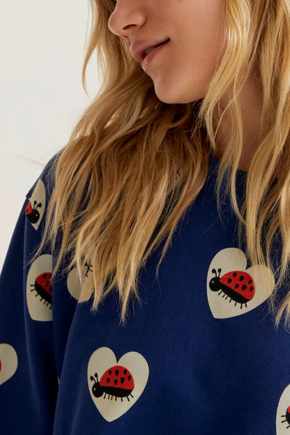 Coccinella Cotton Sweatshirt - Conversational