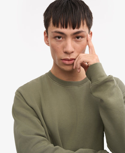 Classic Organic Crew - Dusty Olive
