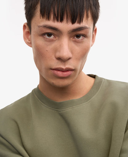 Classic Organic Crew - Dusty Olive