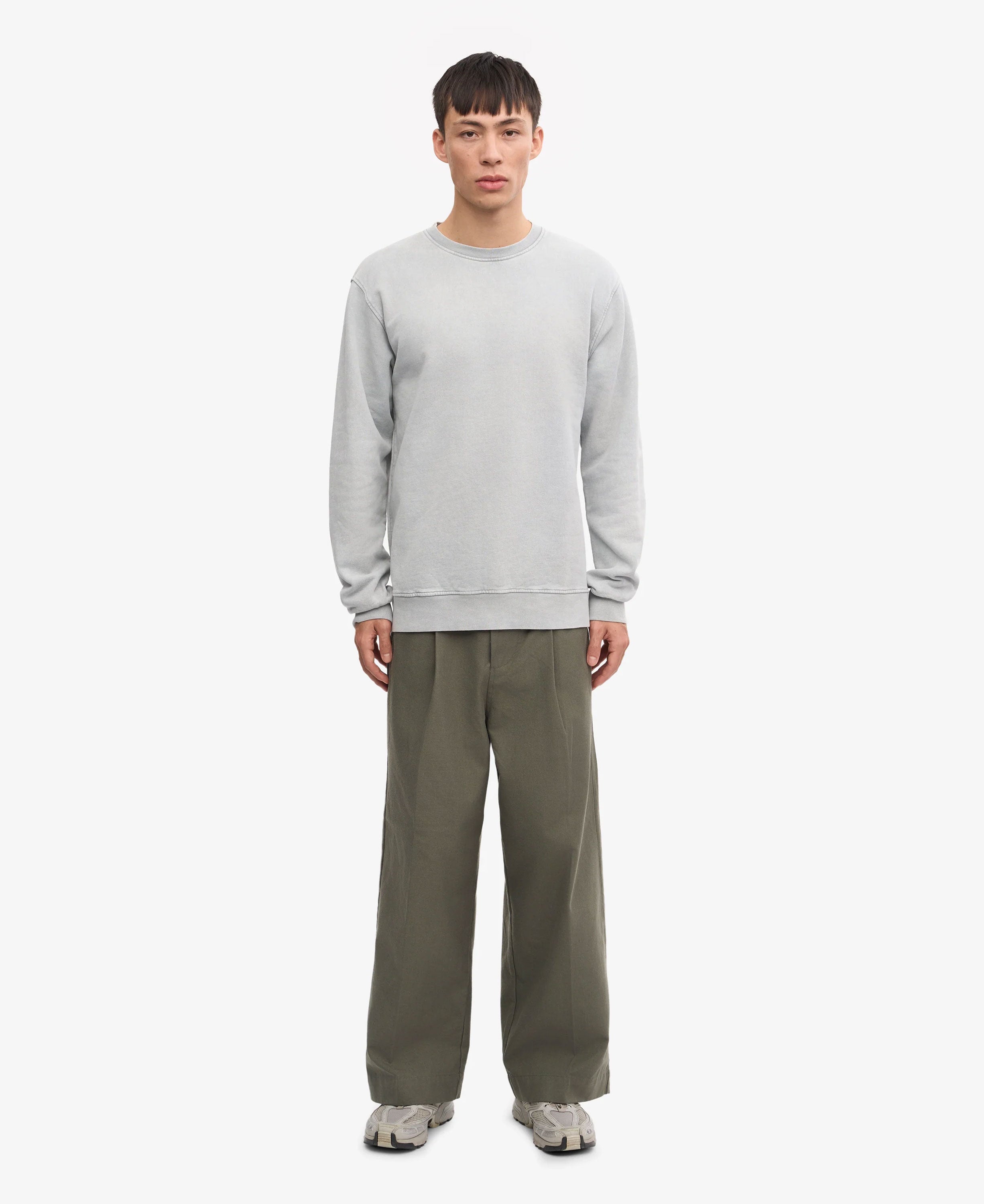 Classic Organic Crew - Faded Grey