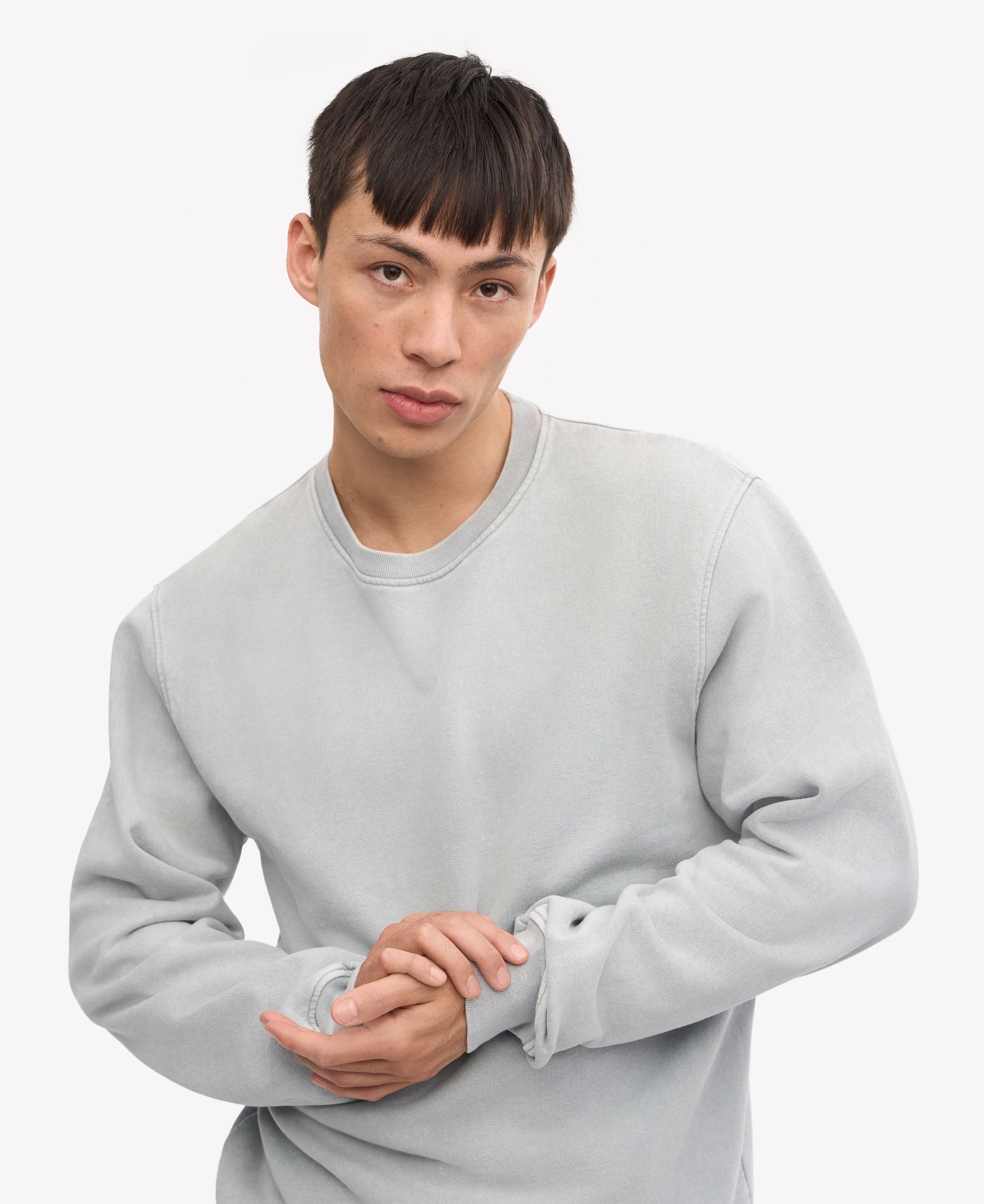 Classic Organic Crew - Faded Grey