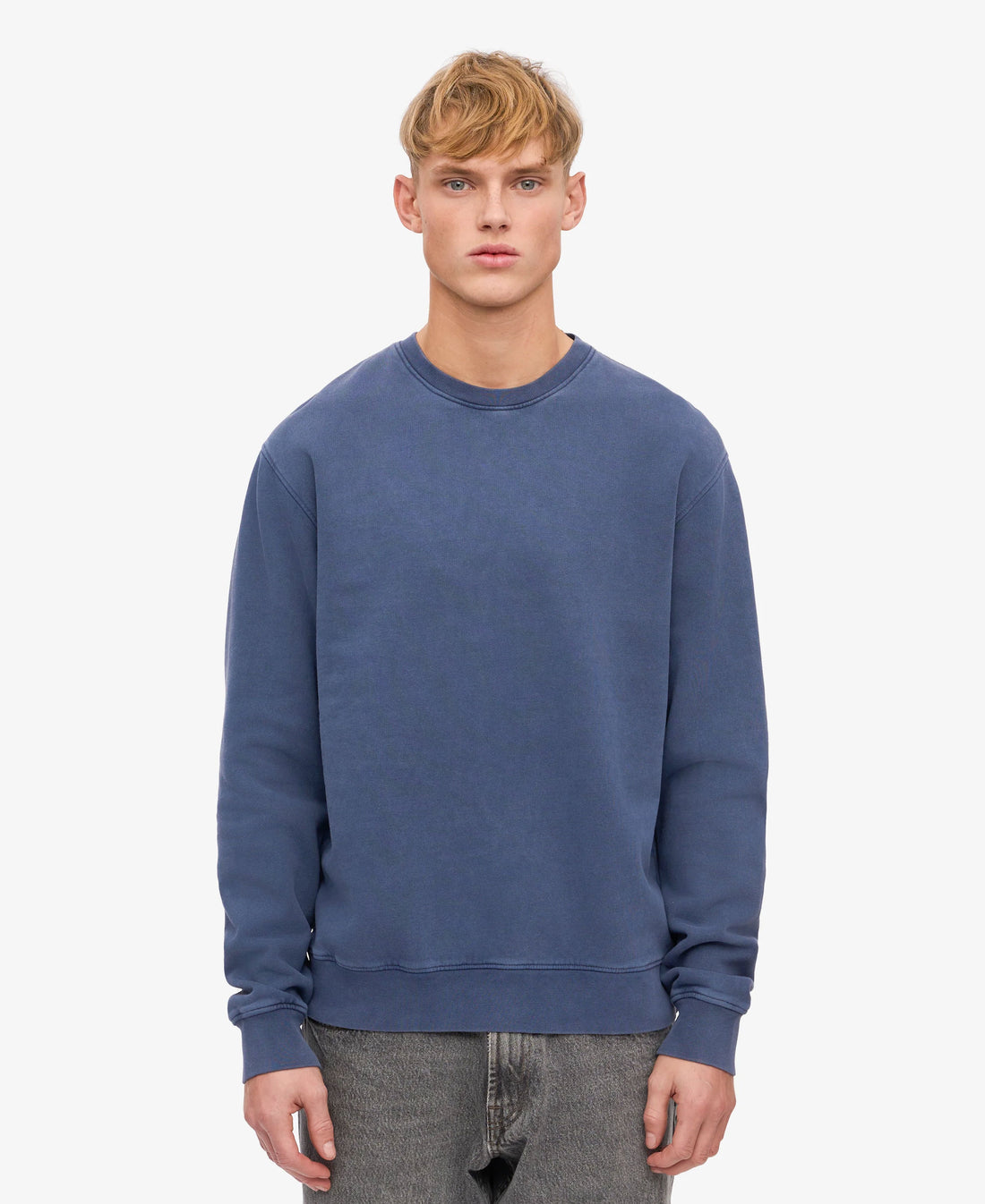Classic Organic Crew - Neptune Blue