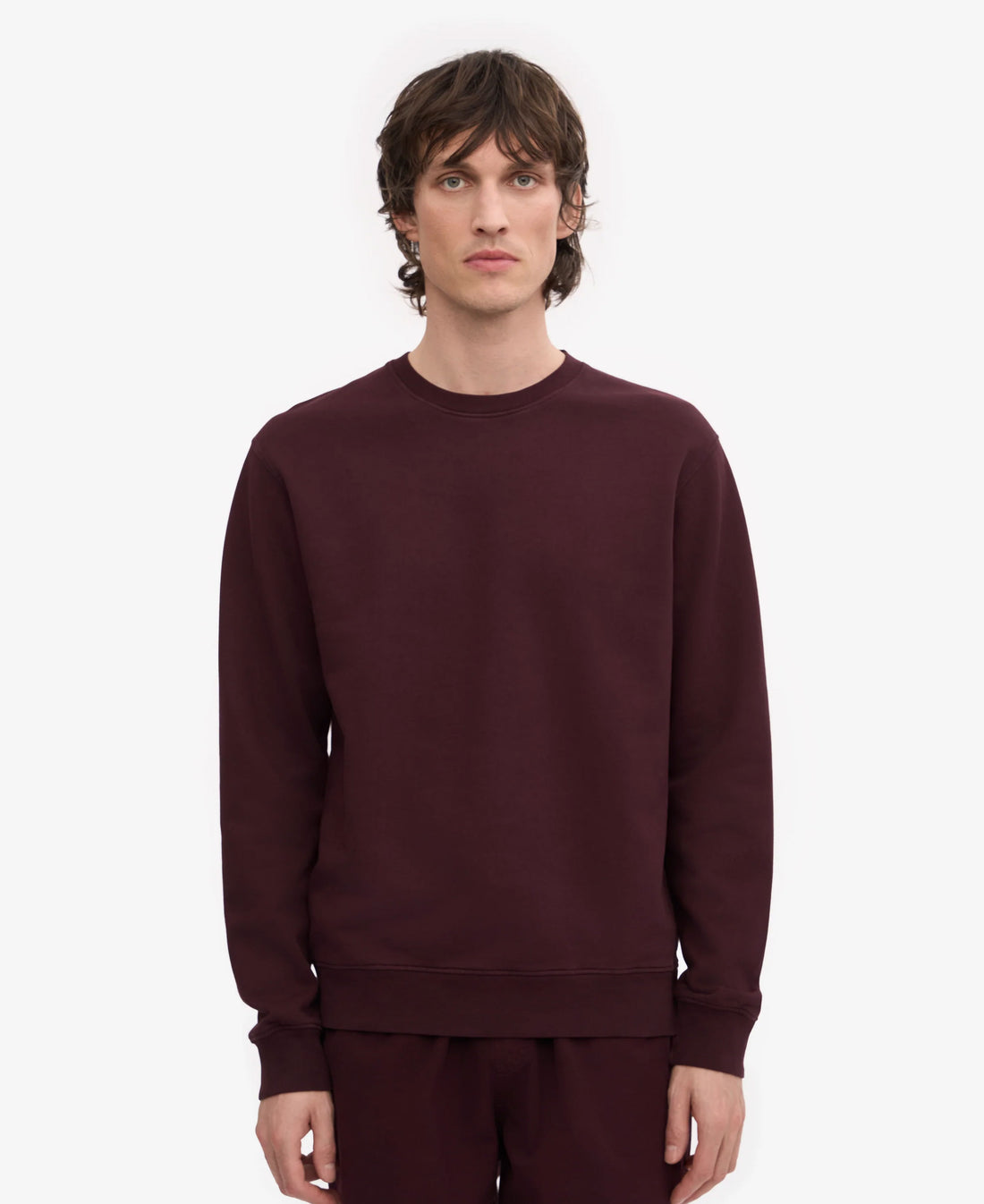 Classic Organic Crew - Oxblood Red