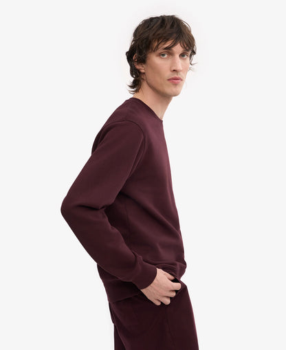 Classic Organic Crew - Oxblood Red