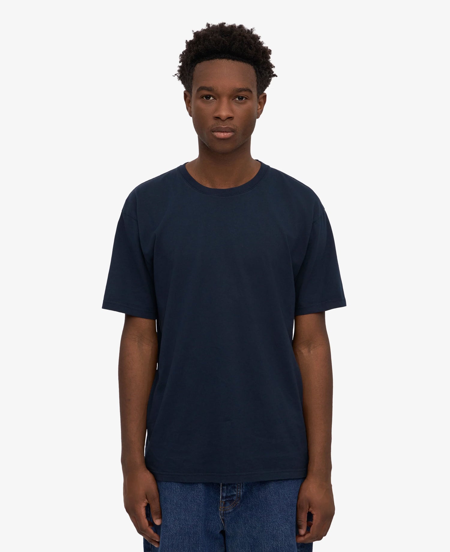 Classic Organic Tee - Navy Blue