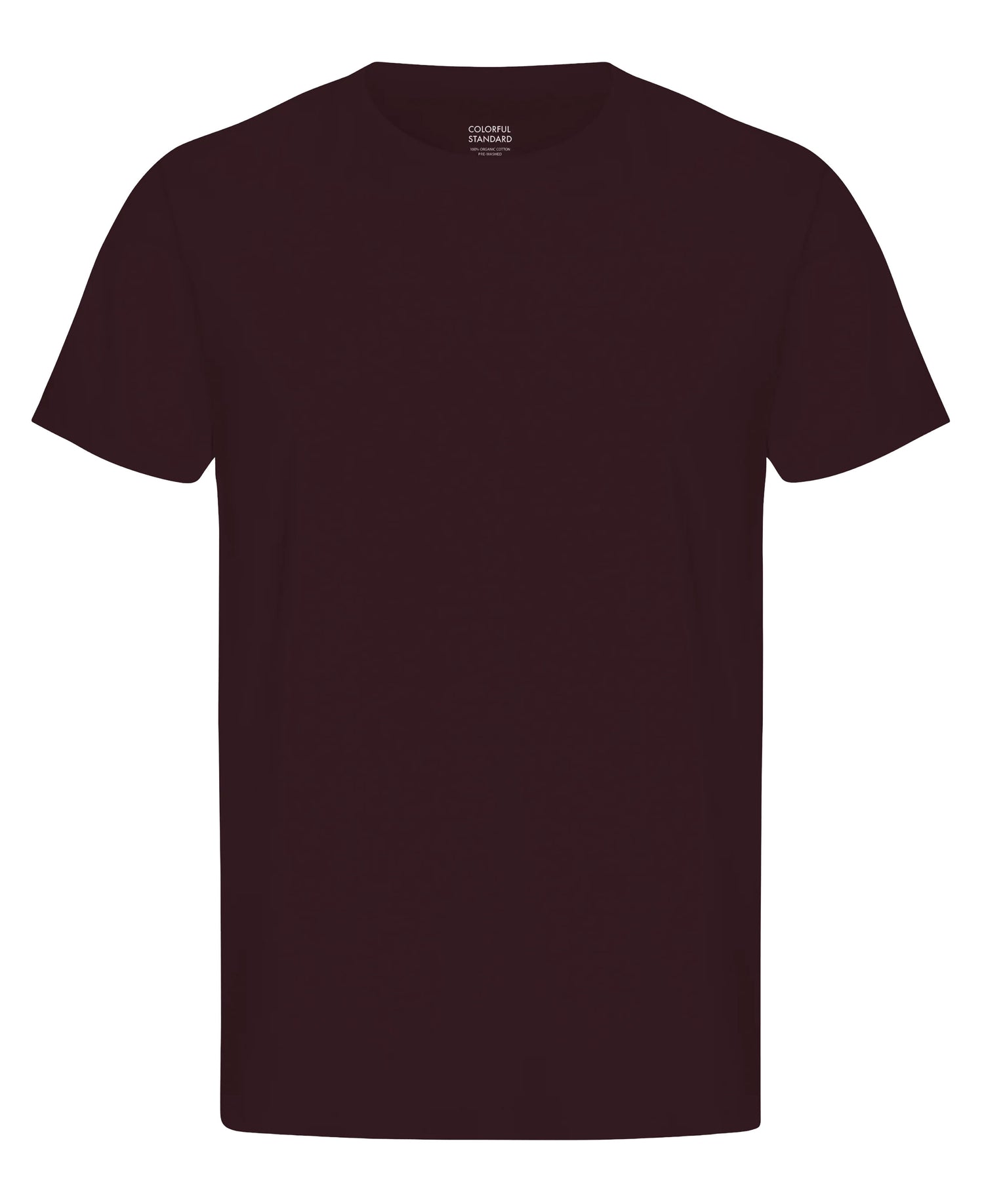 Classic Organic Tee - Oxblood Red