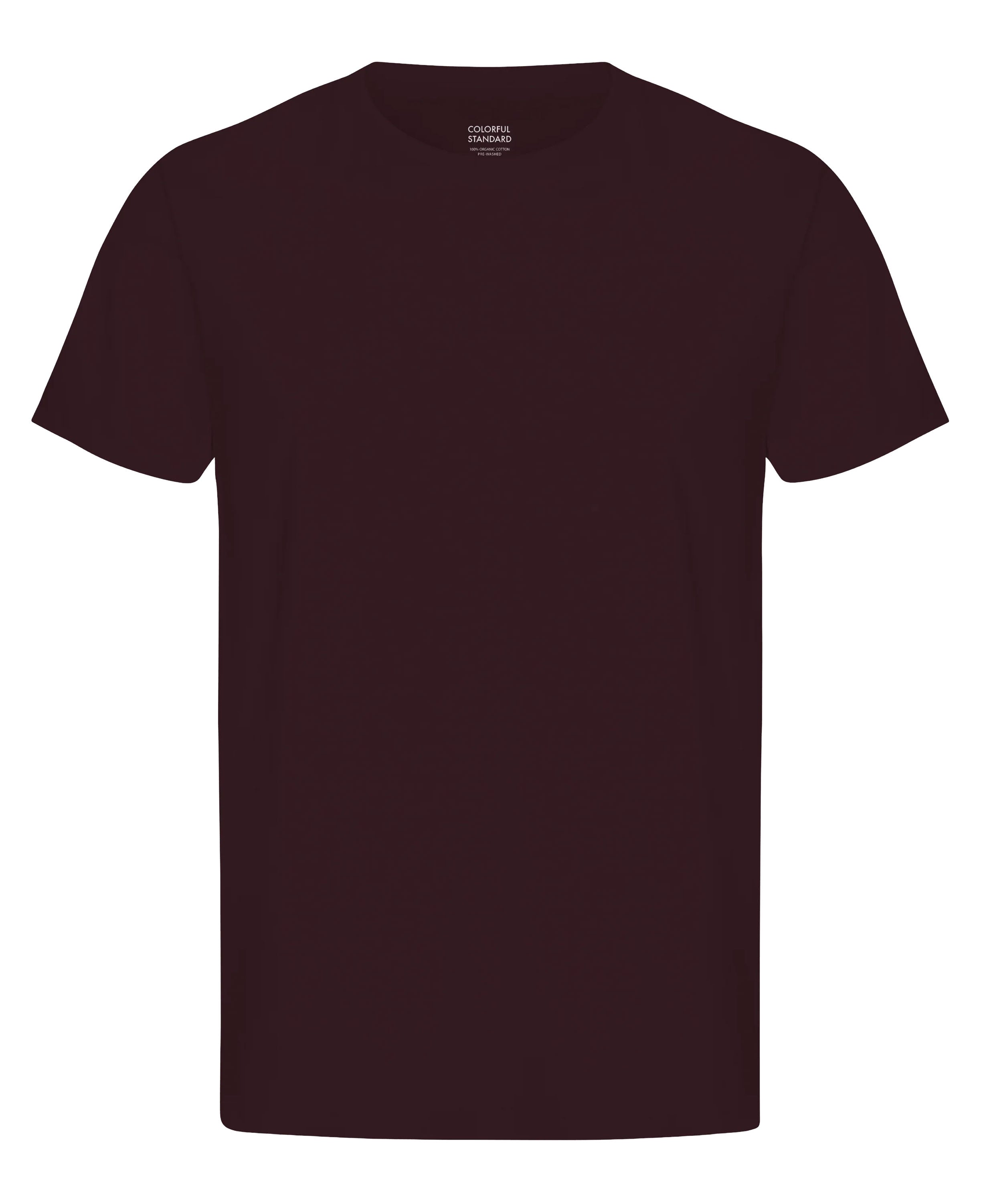Classic Organic Tee - Oxblood Red