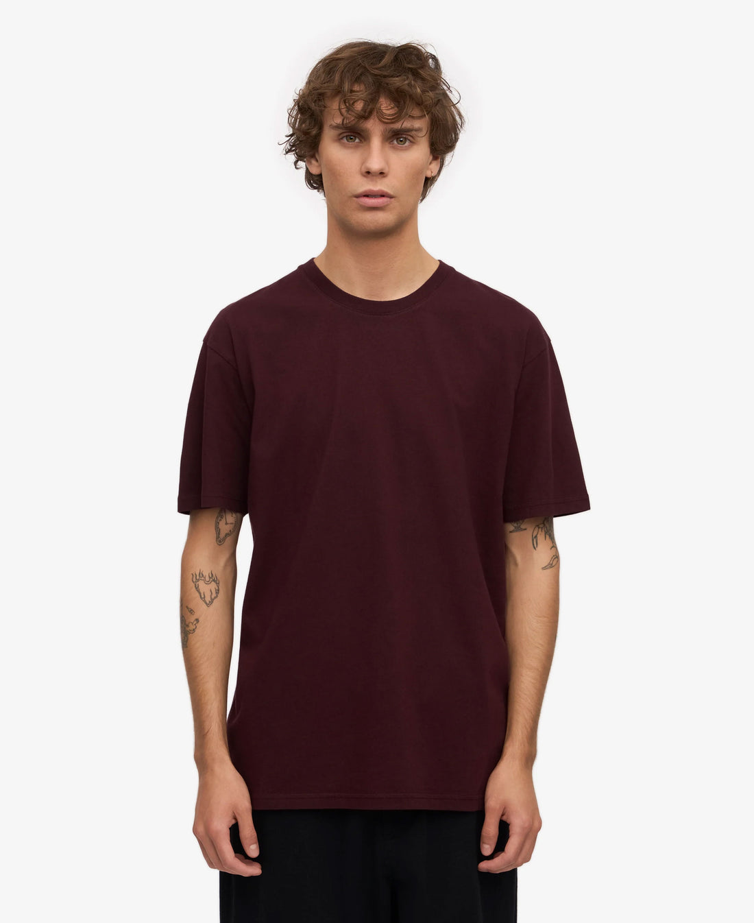 Classic Organic Tee - Oxblood Red