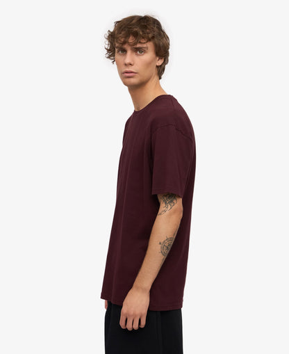Classic Organic Tee - Oxblood Red