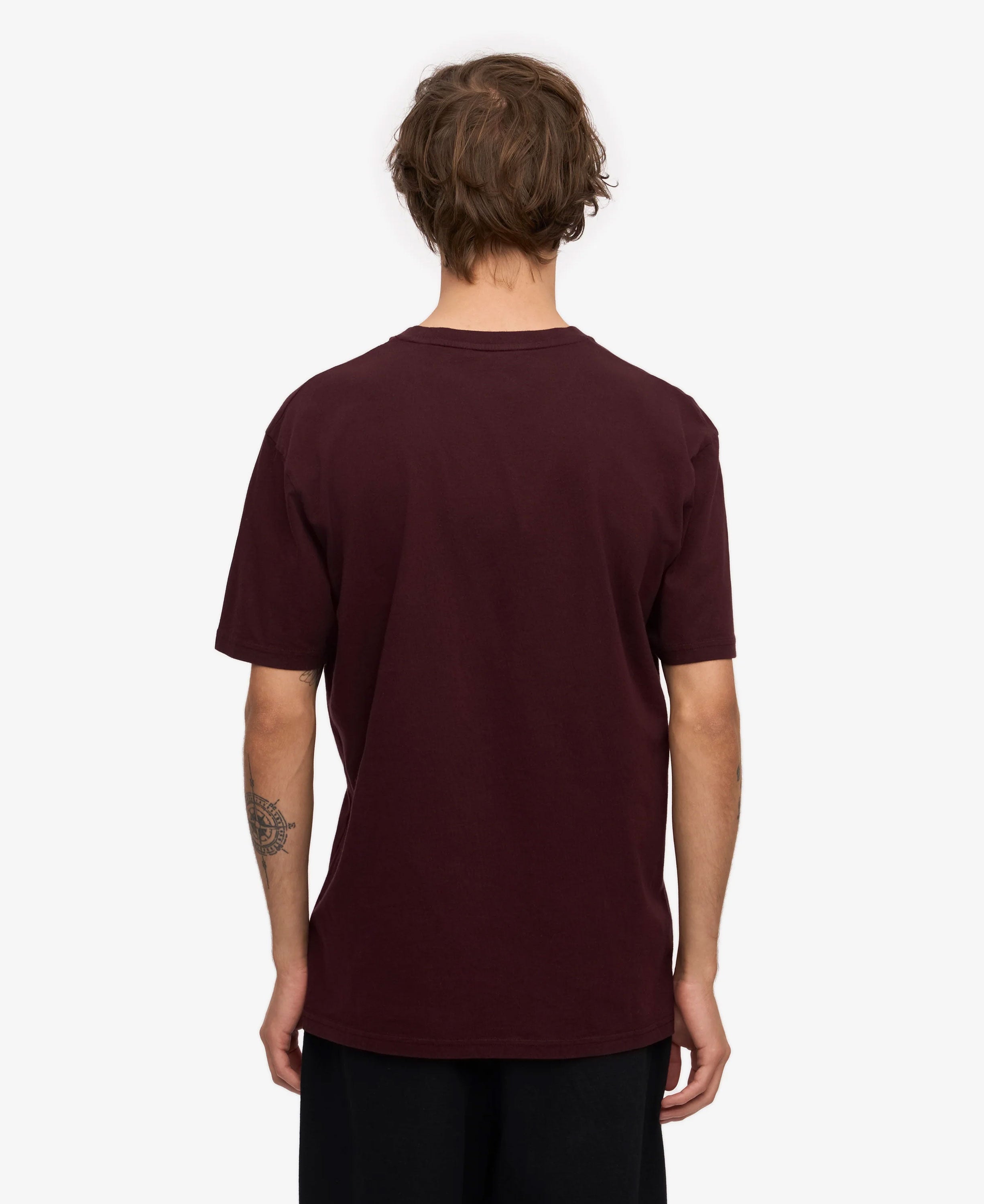 Classic Organic Tee - Oxblood Red