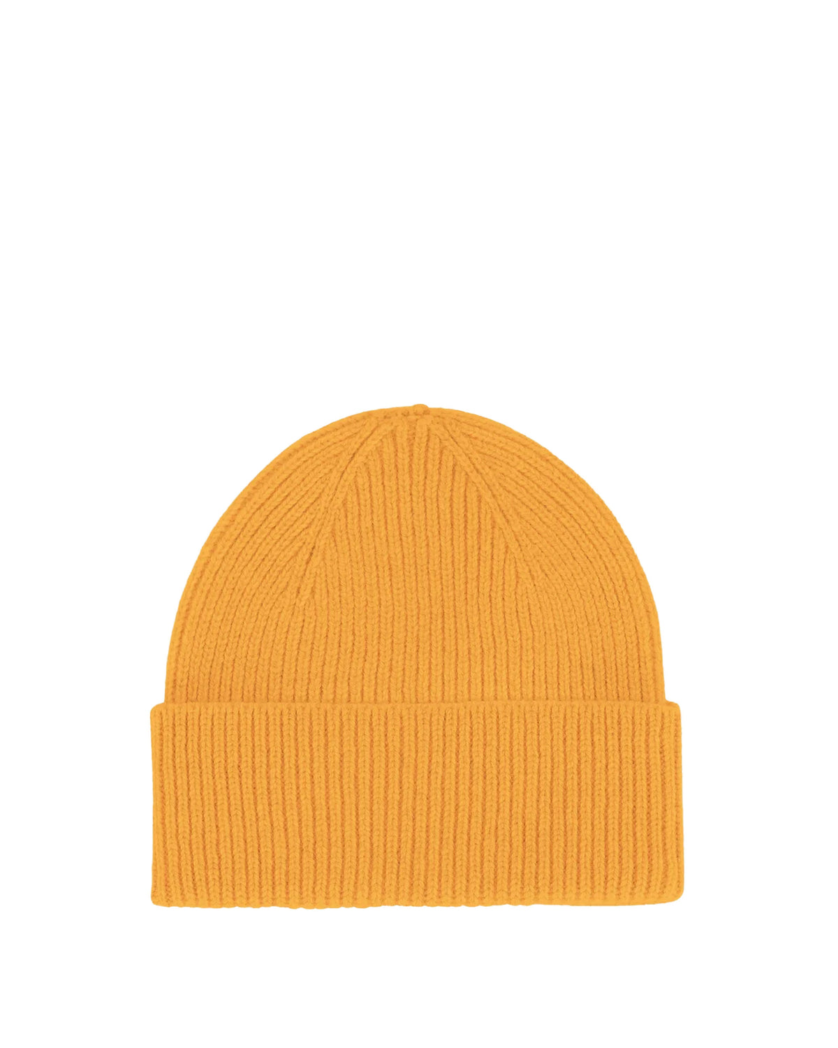 Merino Wool Beanie - Burned Yellow