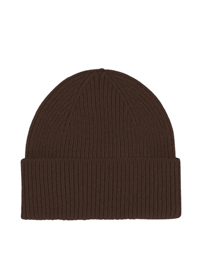 Merino Wool Beanie - Coffee Brown