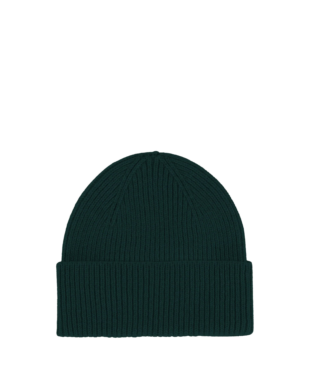 Merino Wool Beanie - Emerald Green