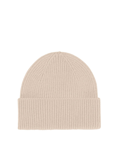 Merino Wool Beanie - Ivory White