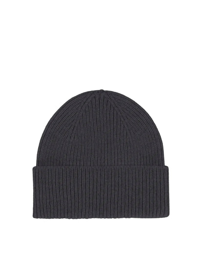 Merino Wool Beanie - Lava Grey