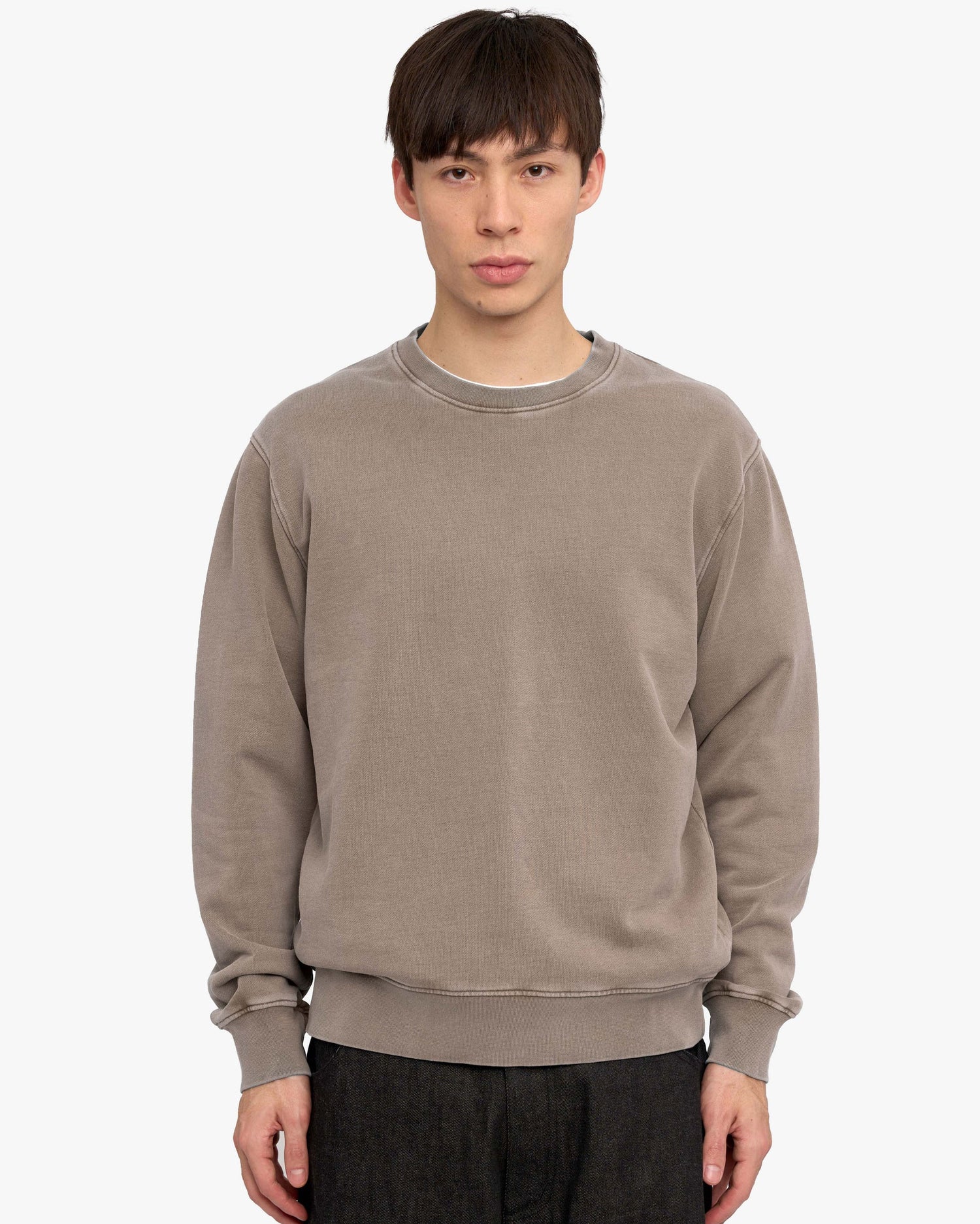 Classic Organic Crew - Faded Khaki