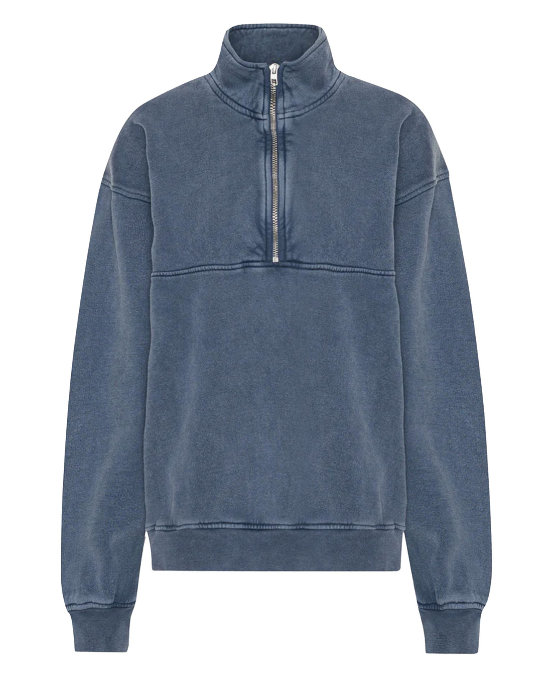 Organic Quarter Zip - Neptune Blue