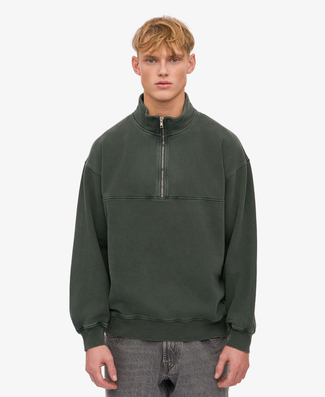 Organic Quarter Zip - Midnight Forest
