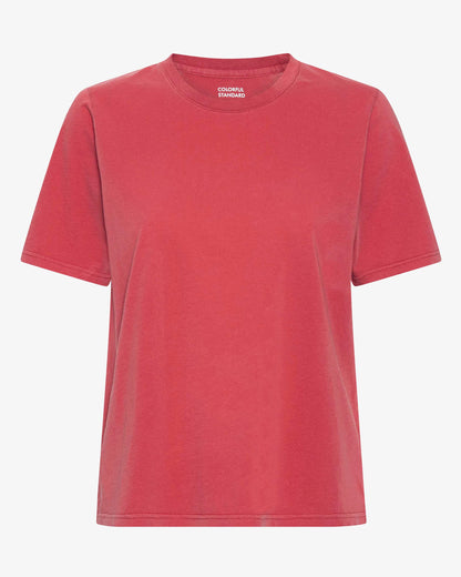 Women Light Organic Tee - Faded Red
