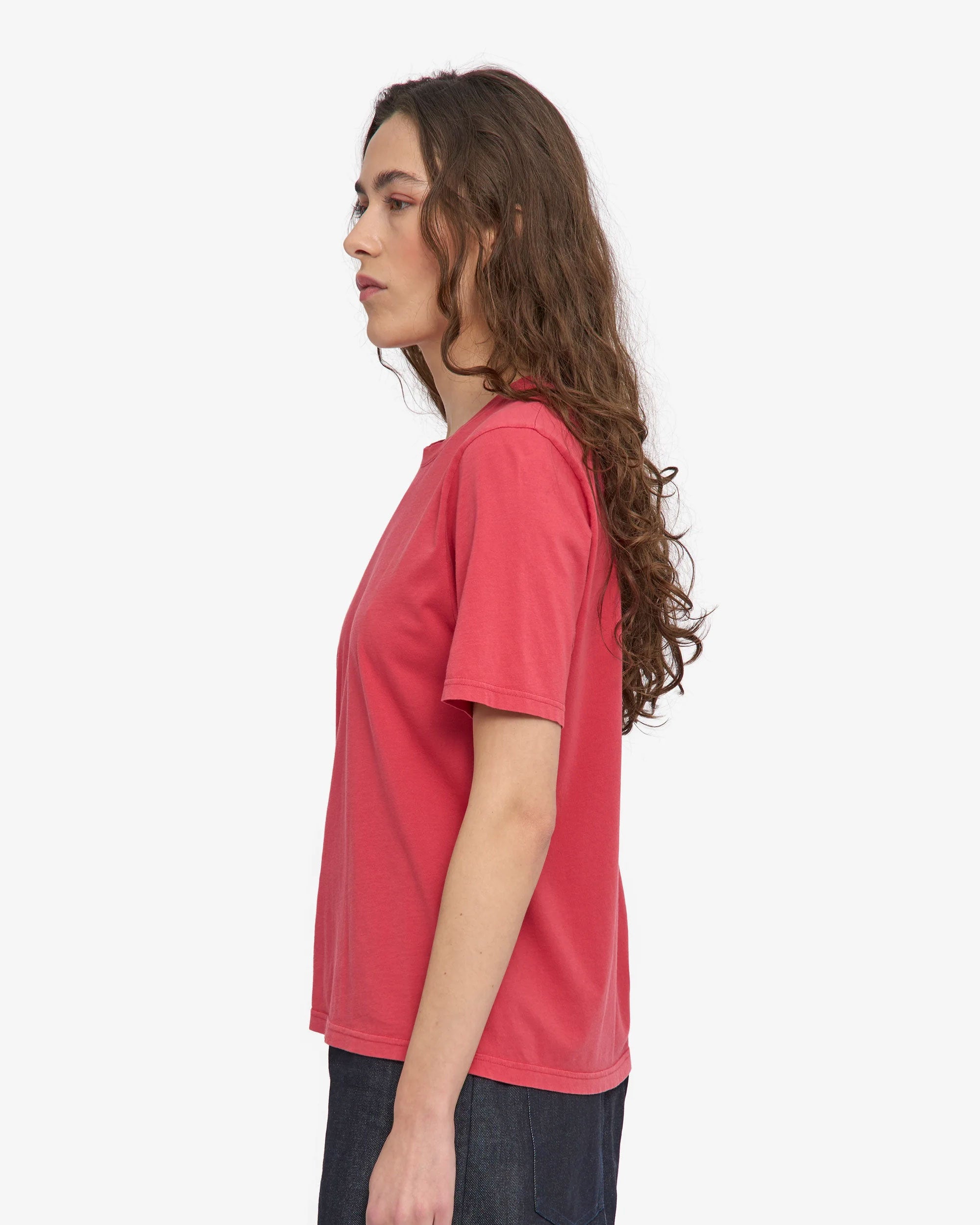Women Light Organic Tee - Faded Red