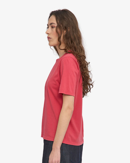 Women Light Organic Tee - Faded Red