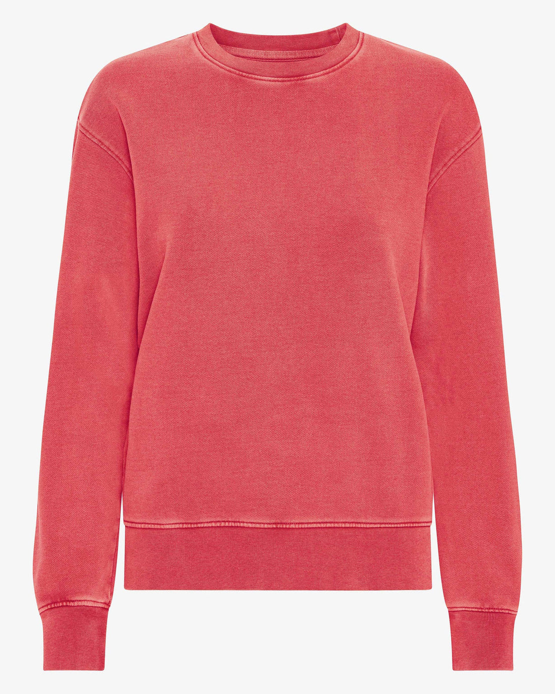 Women Classic Organic Crew - Faded Red