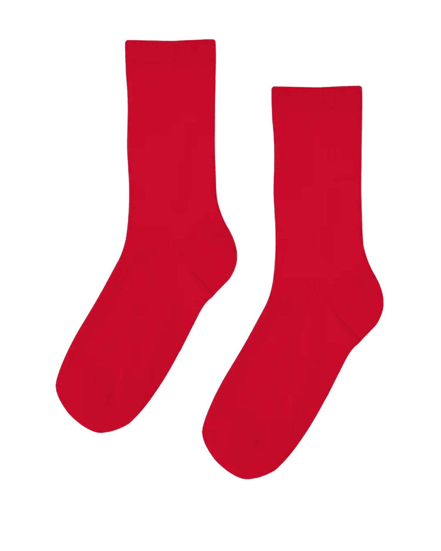 Women Classic Organic Sock - Scarlet Red