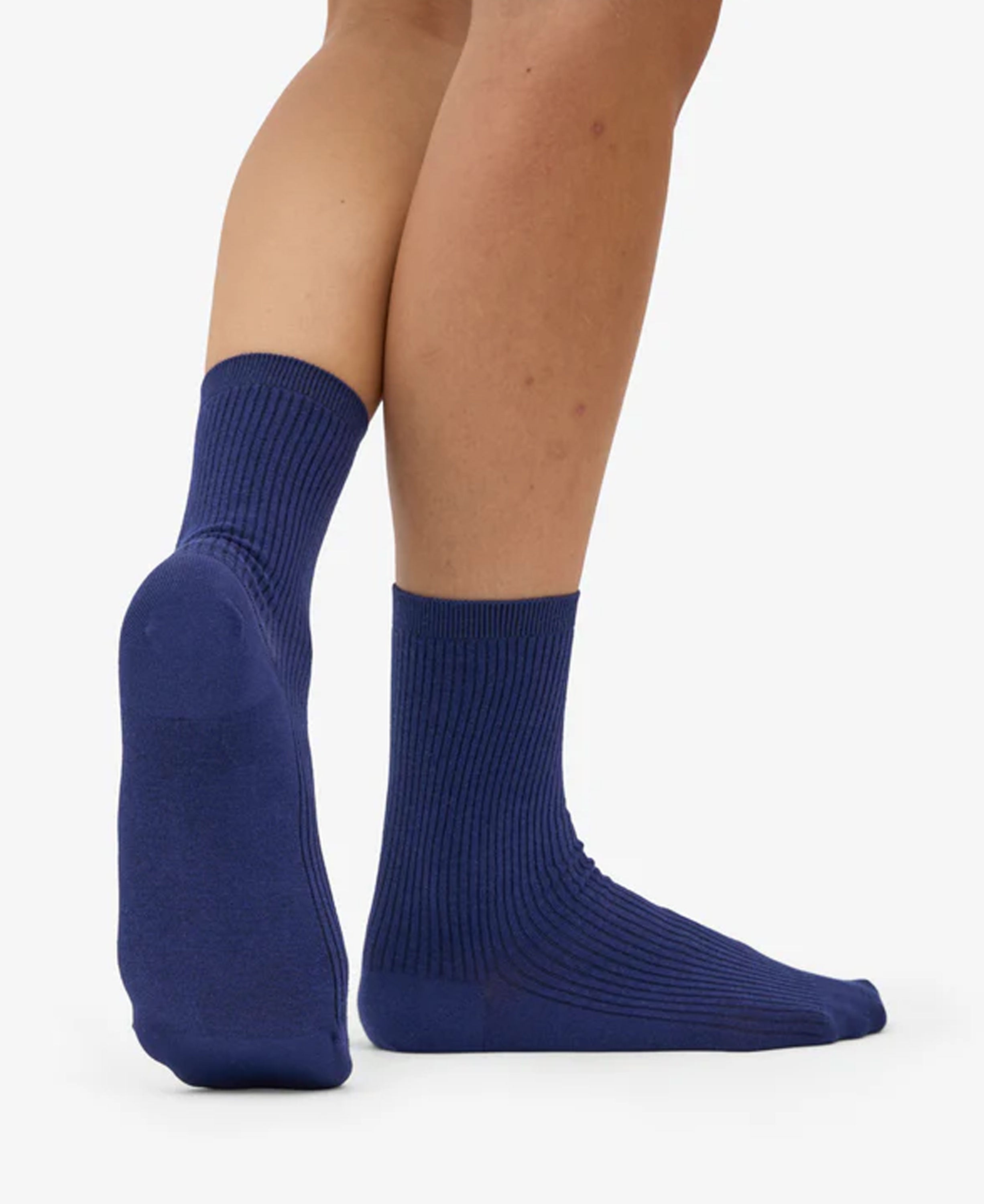 Women Classic Organic Sock - Marine Blue