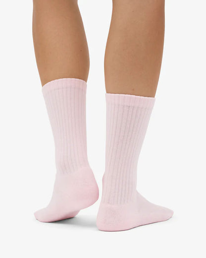 Organic Active Sock - Faded Pink
