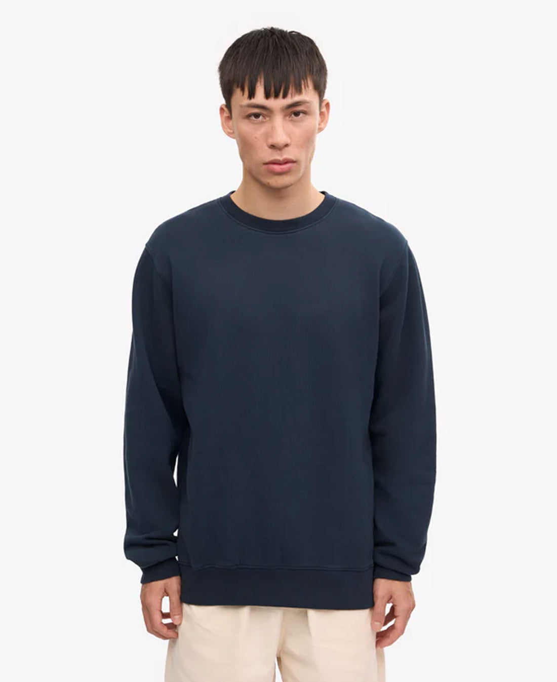 Classic Organic Crew - Navy Blue