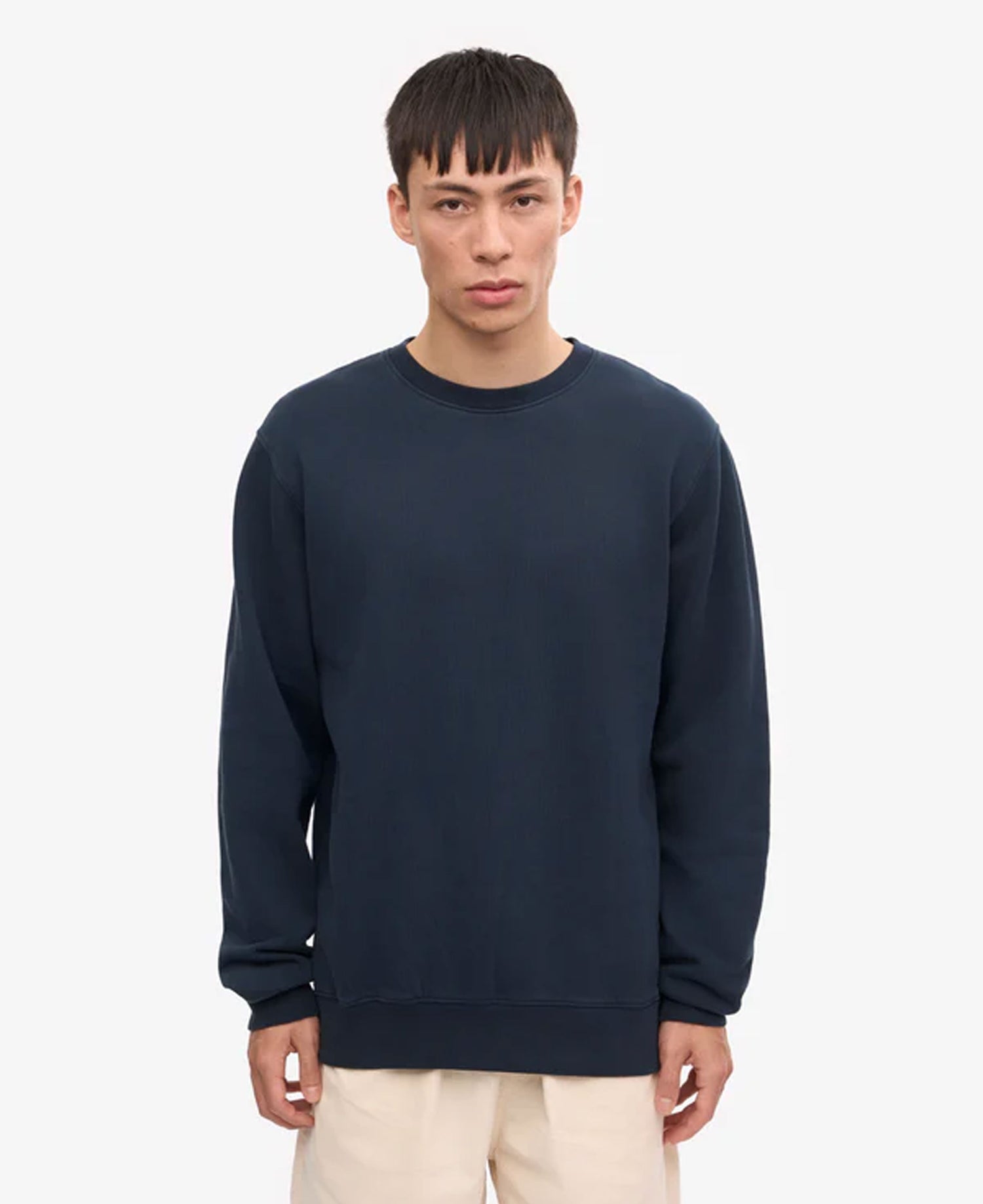 Classic Organic Crew - Navy Blue