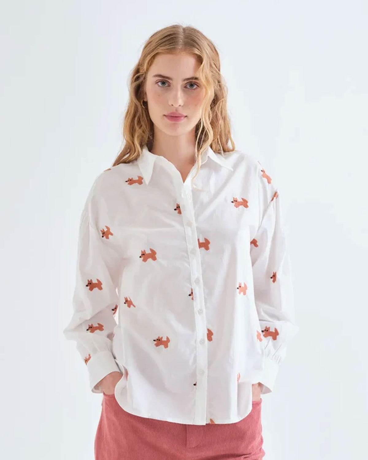 Fox Shirt - White